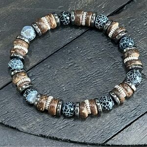 New Self Love Beaded Natural Stone Bracelet